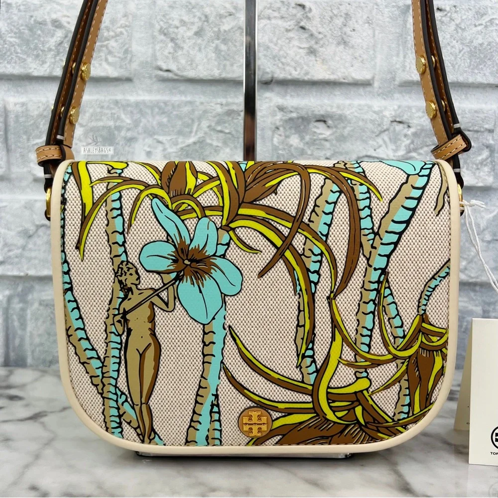 Tory Burch Emerson Printed Canvas Crossbody & Shoulder Bag